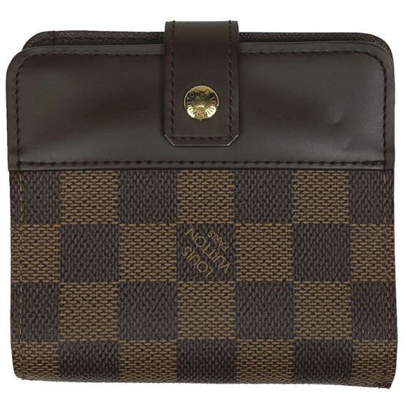 Louis Vuitton Brown Zip Damier Wallet - Picture 1 of 6